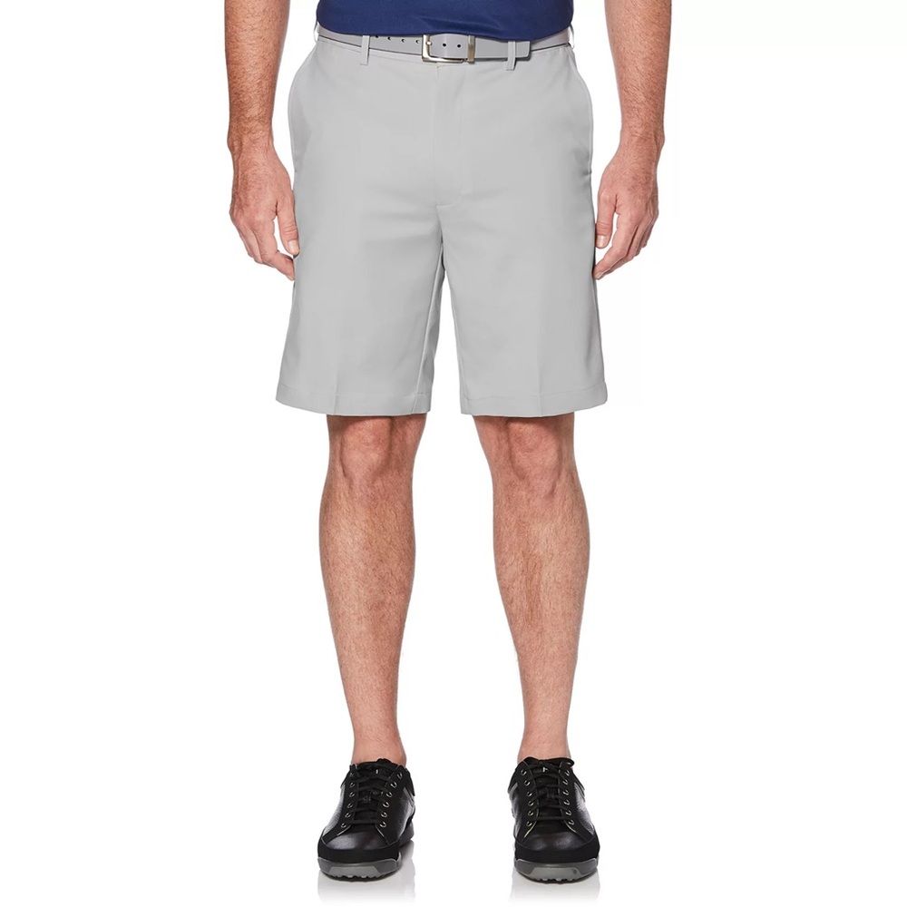 Grand Slam 9" Flat Front Grey Stretch Golf Shorts 38 waist NWT